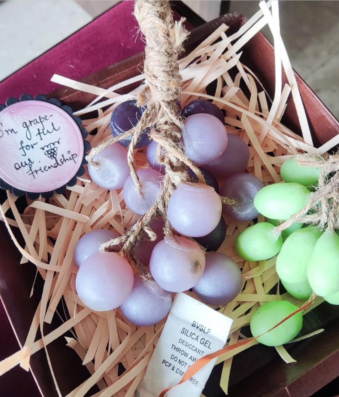 Lychee-inspired melt and pour bunch soap from the Bunch Soap Making Workshop
